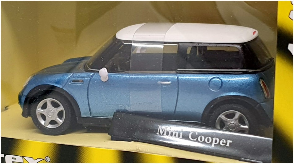 Cararama Atos 1/43 Scale 143nd - Mini Cooper - Met Blue/White