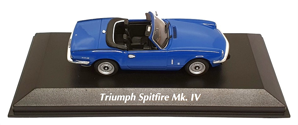 Maxichamps 1/43 Scale 940 132531 - 1972 Triumph Spitfire MkIV - Blue