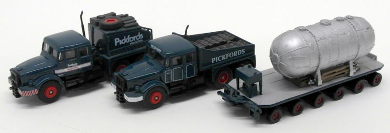 Corgi 1/76 Scale DG198000 Scammell Contractor x2 Trailer & Cylinder - Pickfords