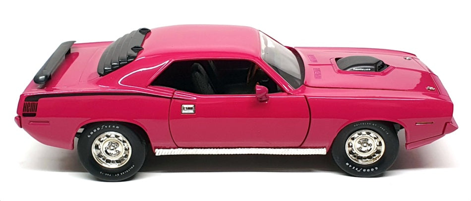 Ertl 1/18 Scale Diecast 3124K - 1970 Plymouth Hemi Cuda - Fushia Pink