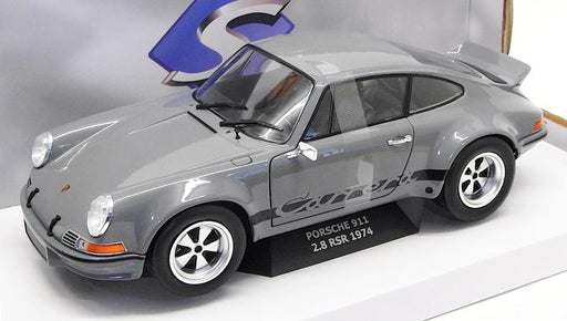 Solido 1/18 Scale Diecast S1801107 - 1974 Porsche 911 Carrera 2.8 RSR - Grey