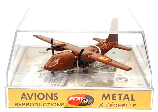 Aviones Play Me Diecast 124 - Casa 212 Aviocar Aircraft - Brown