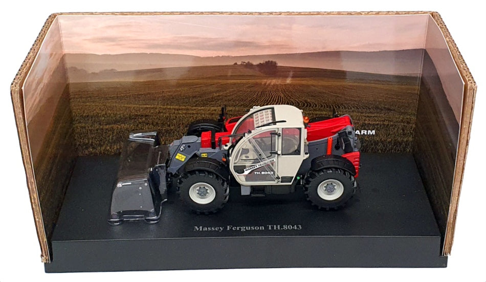 Universal Hobbies 1/32 Scale UH6342 - Massey Ferguson TH.8043 Tractor - Red/Grey