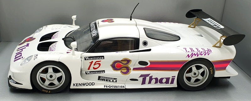 Chrono 1/18 Scale H1072 - Lotus Elise GT1‘thai’ #15 R. Prutirat 1997 - White