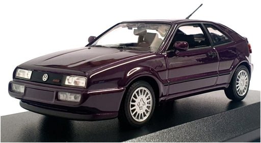 Maxichamps 1/43 Scale 940 055604 - 1990 Volkswagen Corrado G60 - Met Purple 