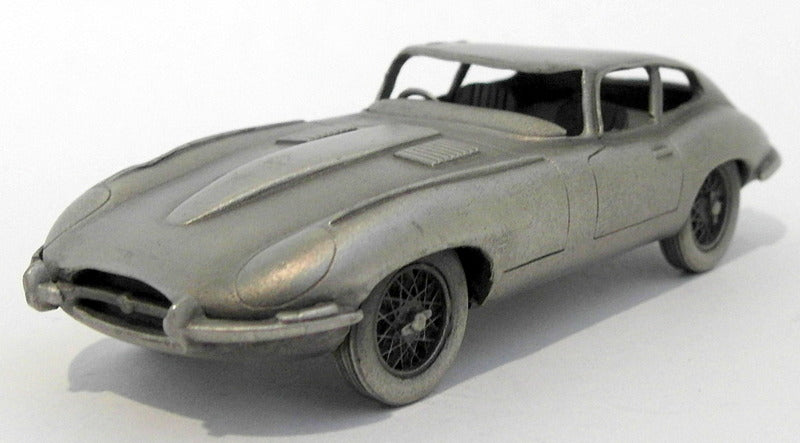 Danbury Mint Pewter - approx 1/43 scale - 1965 Jaguar E-Type Fixed-Head