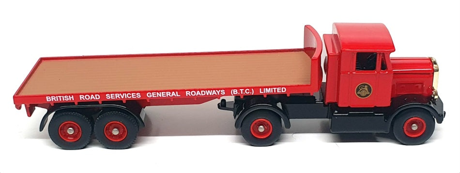 Lledo 1/76 Scale DG165001 - Scammell Flatbed Trailer (BRS) Red