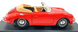 Burago 1/24 Scale Diecast 140005 - Porsche 356B Cabriolet - Red