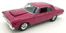 Acme 1/18 Scale Diecast A1806510 - 1965 Plymouth Moulin Rouge - Dark Pink