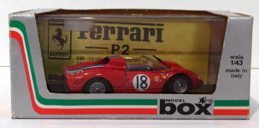 Box Model 1/43 Scale 8449 - Ferrari P/2 #18 Le Mans - Red