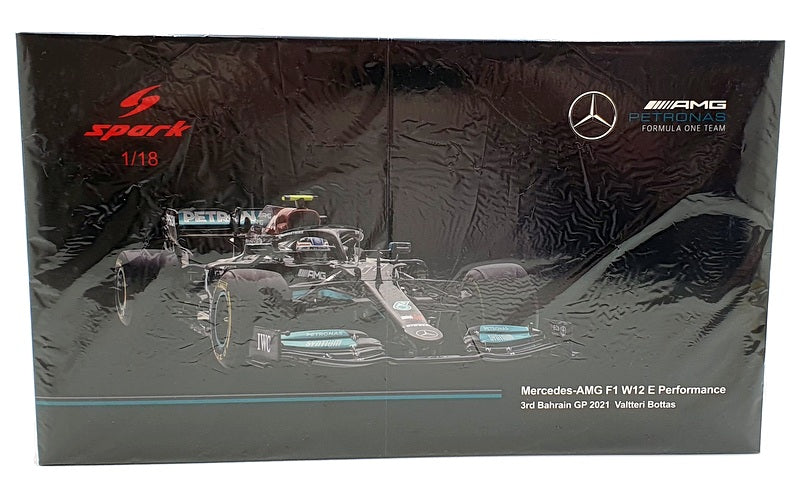 Spark Model 1/18 Scale 18S577 - Mercedes-AMG F1 W12 E #77 V.Bottas 2021