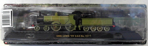 Amer Diecast Train Appx 30cm Long TR08 - 1899 LSWR T9 4-4-0 No.117