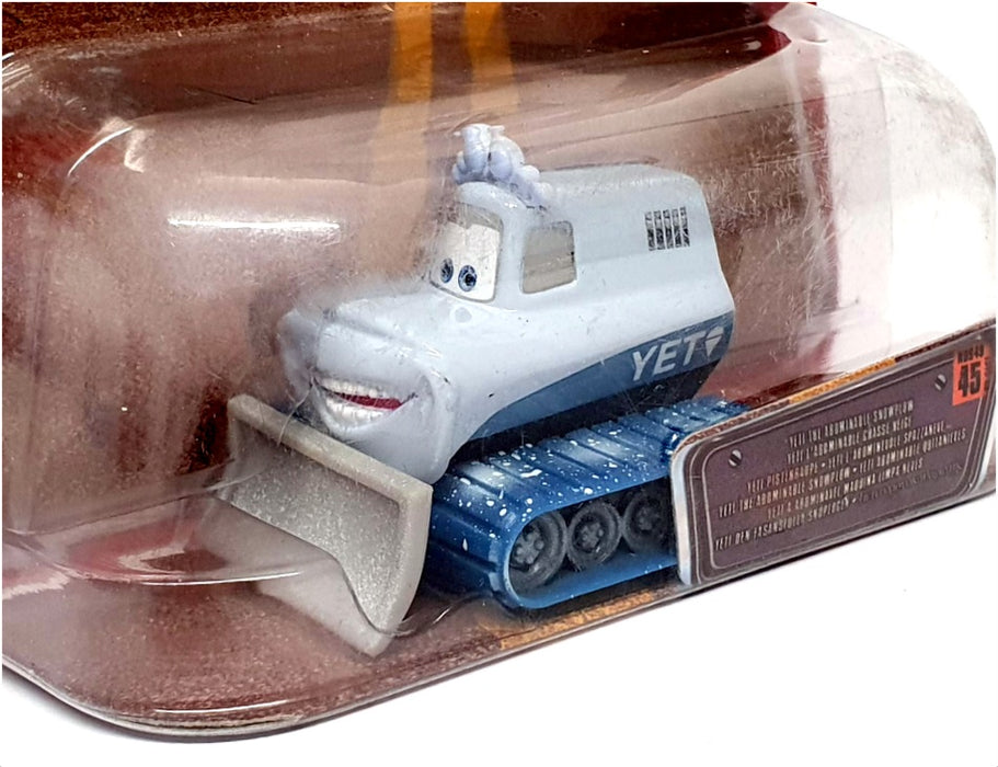 Mattel Disney Pixar Cars N0949 #45 - Yeti The Abominable Snowplow - Pale Blue