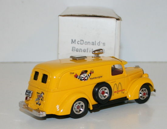 DURHAM CLASSICS 1/43 - 1939 FORD PANEL DELIVERY McDONALDS BENEFIT #3 - 1 OF 200
