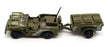 Zylmex 1/87 Scale Diecast - T432 Jeep 8A-43 + Trailer - US Army