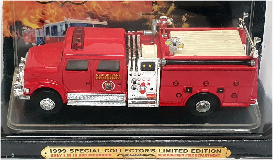 Road Champs 1/43 Scale 42016 - Pumper Fire Engine New Orleans - Red