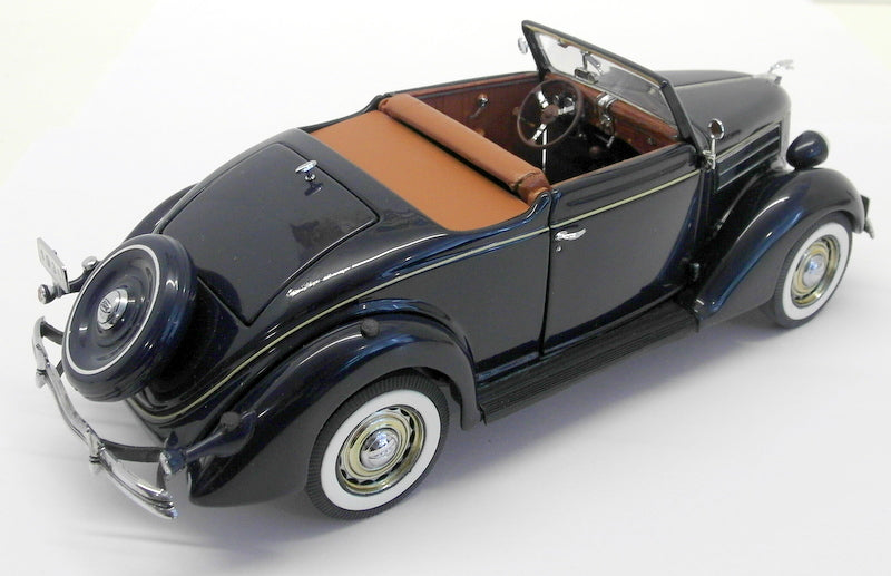 Danbury Mint 1/24 Scale 195-039 - 1936 Ford Deluxe Cabriolet - Blue