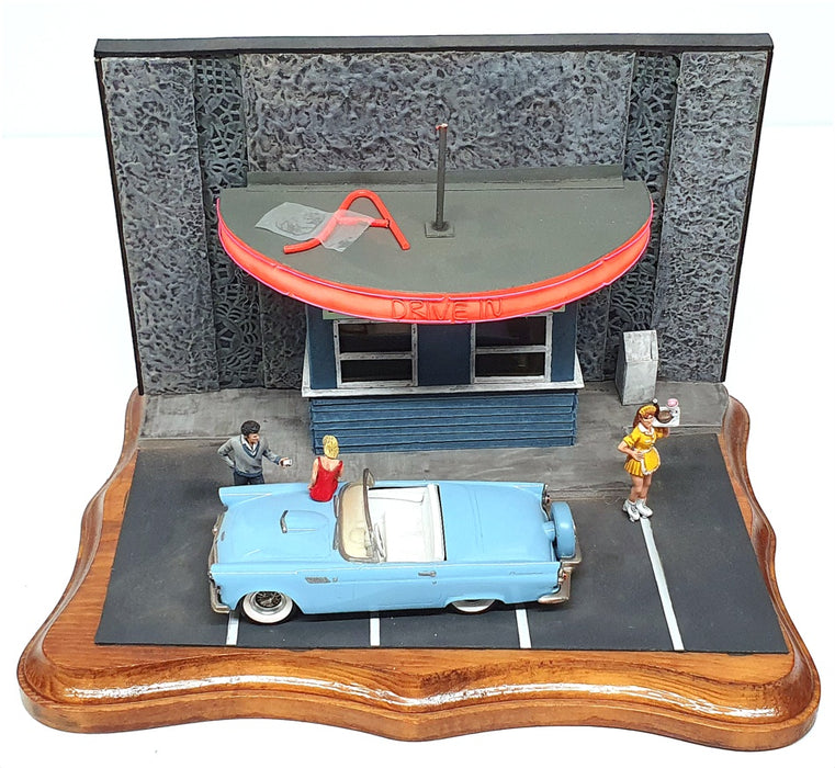 Durham Classics 1/43 Scale BFD04 - Ford Thunderbird Diner Diorama