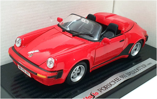 Maisto 1/24 Scale Diecast 31902 - 1989 Porsche 911 Speedster - Red