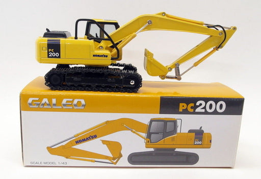 Tomica 1/43 Scale Diecast - PC200 Galeo Komatsu PC200 Excavator