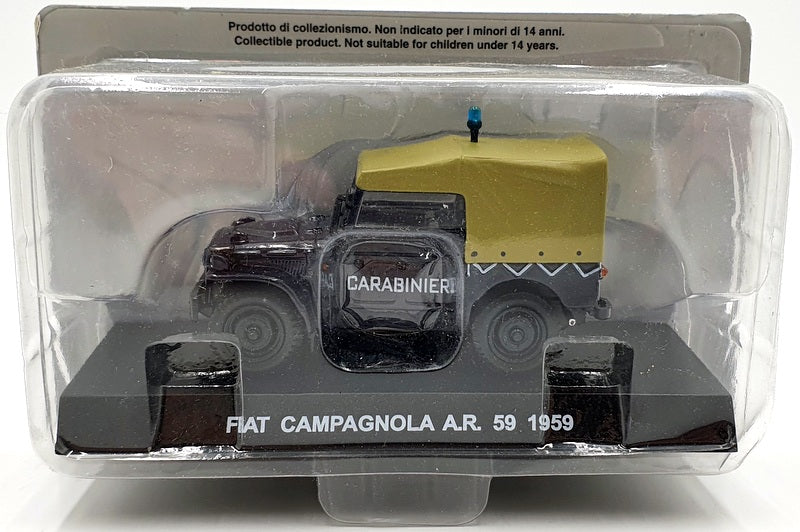 Deagostini 1/43 Scale Diecast 12422B - Fiat Campagnola A.R. 59 1959 Carabinieri