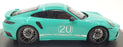 Minichamps 1/18 Scale Diecast 155 069175 Porsche 911 Trubo S 2021 Green