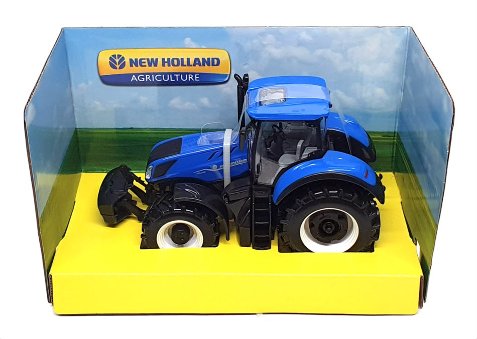 Burago 1/32 Scale 18-44066 - New Holland T7 HD Farm Tractor - Blue