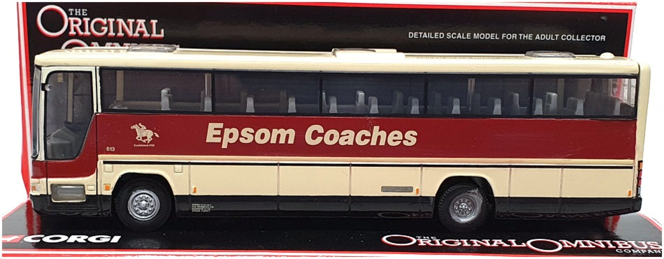 Corgi 1/76 Scale 43307 - Plaxton Premiere Coach Epsom - Cream/Dk Red