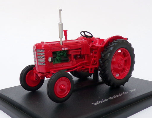 Hachette 1/43 Scale Model Tractor HT129 - 1963 Bolinder Munktell 350 - Red
