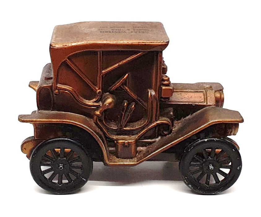 Banthrico 12cm Long 1908 - 1908 Buick Brass Coin Bank - Great Western