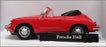 Cararama 1/43 Scale Diecast CAR10380 - Porsche 356B - Red