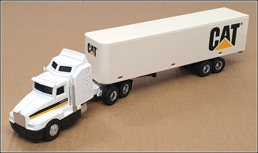 Ertl 1/64 Scale Diecast 7705 - Kenworth Truck & Trailer CAT - White