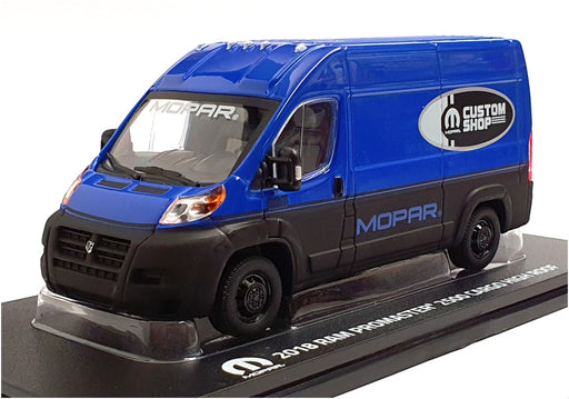 Greenlight 1/43 Scale 86155 - 2018 Ram Promaster 2500 Cargo High Roof - Blue