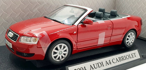 Kid Connection 1/18 Scale Diecast 1806 - 2004 Audi A4 Cabriolet - Red