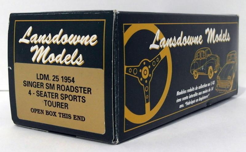 Lansdowne Models 1/43 Scale LDM25 - 1954 Singer SM Roadster Sports #4 MSMC