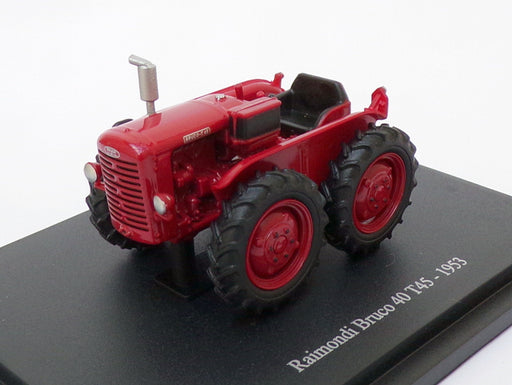 Hachette 1/43 Scale Model Tractor HT102 - 1953 Raimondi Bruco 40 T45 - Red