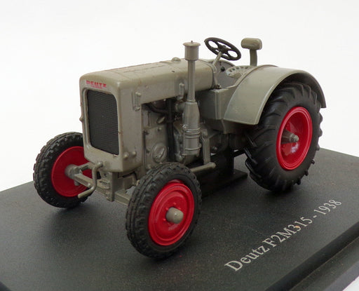 Hachette 1/43 Scale Model Tractor HT125 - 1938 Deutz F2M315 - Grey
