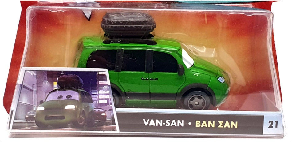 Mattel Disney Pixar Cars R8597 #21 - Van-San Vehicle - Green