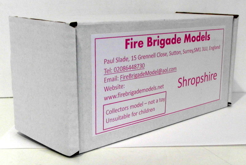 Fire Brigade Models 1/50 Scale FBM27 - Scania Shropshire Fire & Rescue Service