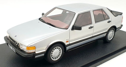 Cult Models 1/18 Scale CML089-01 - Saab 9000 Turbo 1985 - Silver Metallic