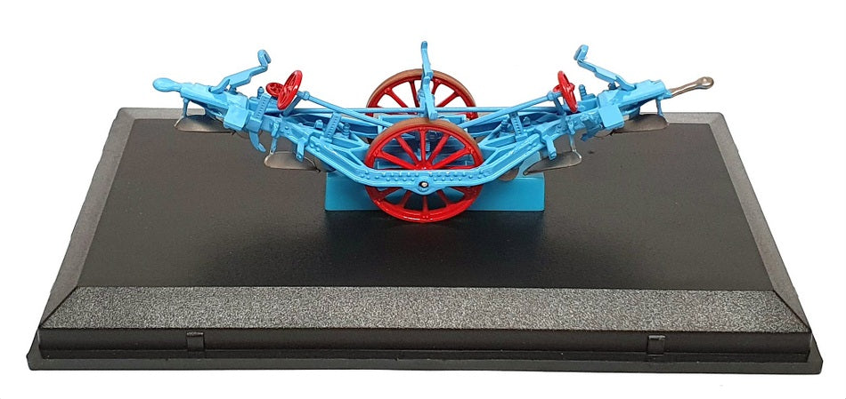 Oxford Diecast 1/76 Scale 76PL001 - Fowler Plough - Blue/Red