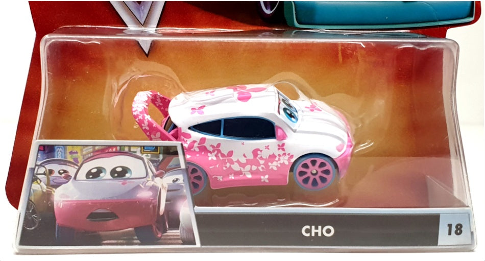 Mattel Disney Pixar Cars P7241 #18 - Cho Vehicle - Pink/White
