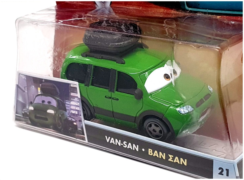 Mattel Disney Pixar Cars R8597 #21 - Van-San Vehicle - Green
