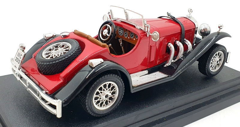 Burago 1/24 Scale Diecast 1509 - 1928 Mercedes Benz SSK - Red/Black