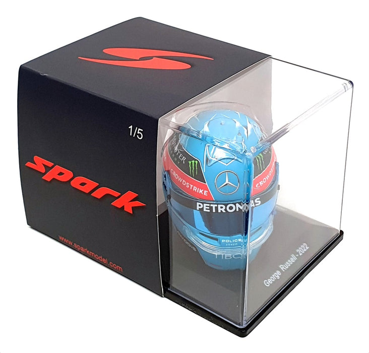 Spark 1/5 Scale 5HF086 - F1 Bell Helmet AMG George Russell Seasonal Update 2022