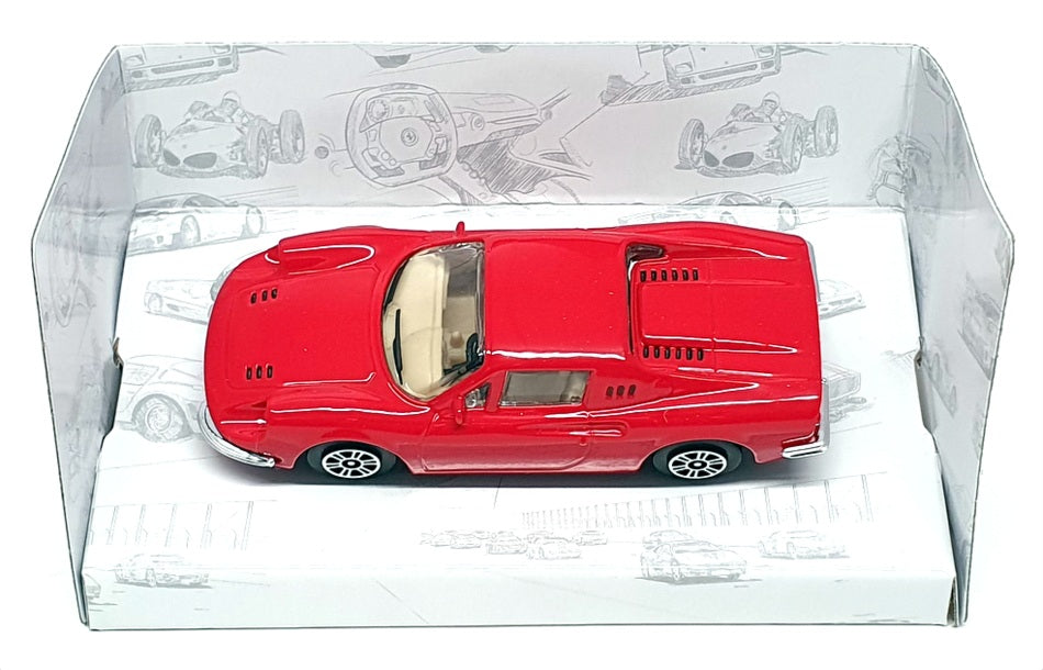 Burago 1/43 Scale Diecast 18-36000 - Ferrari Dino 246 GT - Red