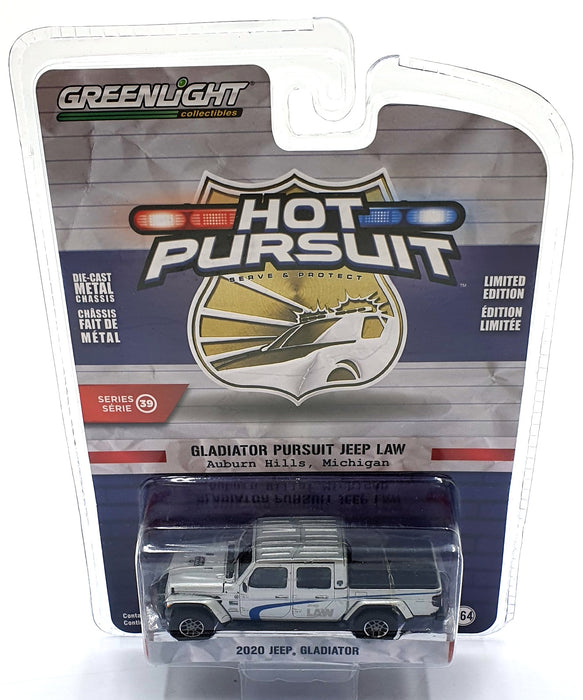 Greenlight 1/64 Scale 42970-F 2020 Jeep Gladiator Michigan - Silver