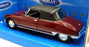 Welly NEX 1/24 Scale Diecast 22506W - Citroen DS 19 Cabriolet - Dark Red