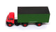 Base Toys 1/76 Scale D-16 - Thornycroft Box Van BRS London Parcels - Red/Green