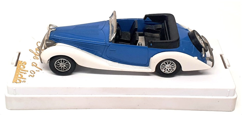 Solido 1/43 Scale Diecast 4051 - Delage Coupe - Blue/White